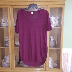 New Hi-Low leggings tee